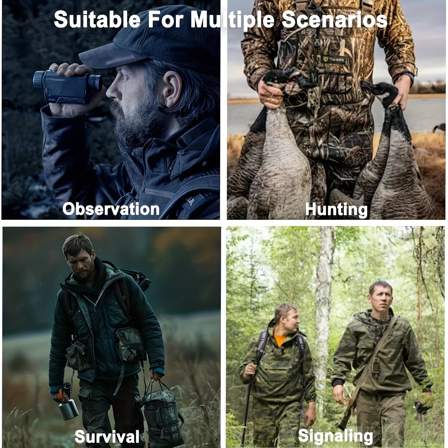 Crow Call Bird Decoy, Outdoor Crow Attractor & Bird Call Simulator for Hunting Use