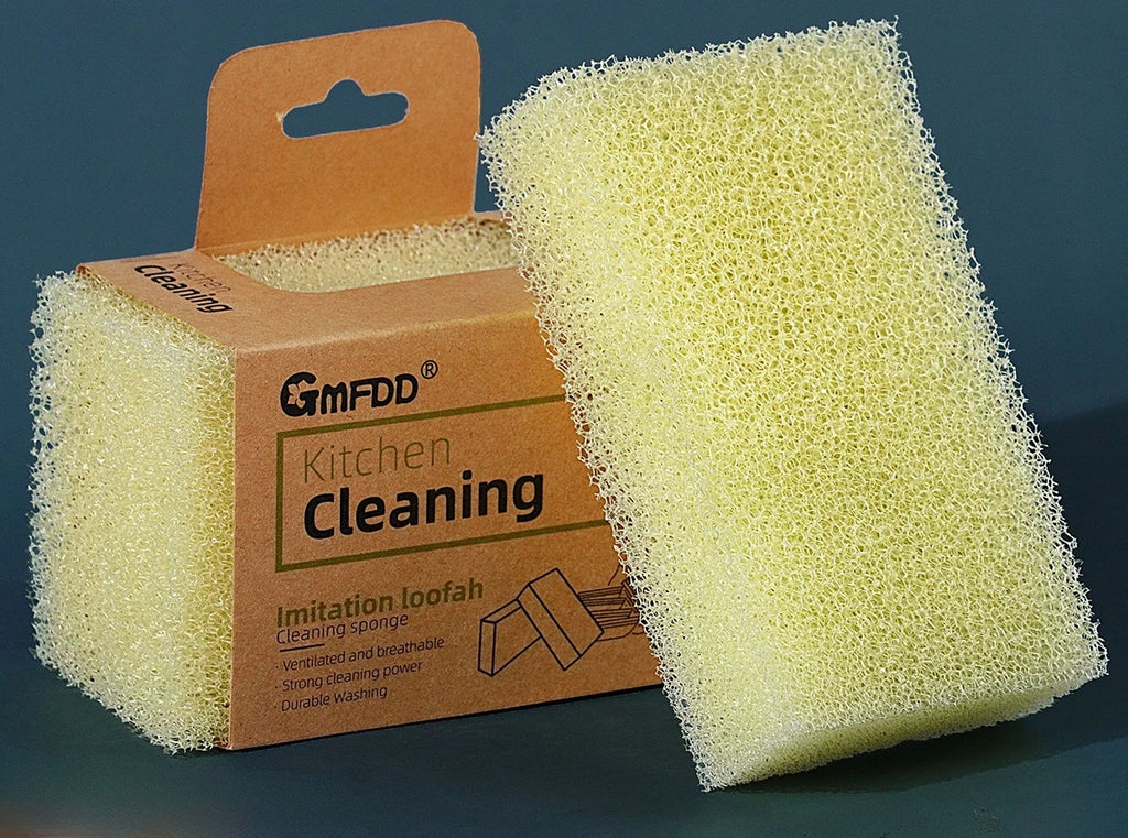 Loofah Sponge Dish Scrubber for Kitchen Cleaning Magic Eco-Friendly Household Pot Scrubber Filter Sponge
