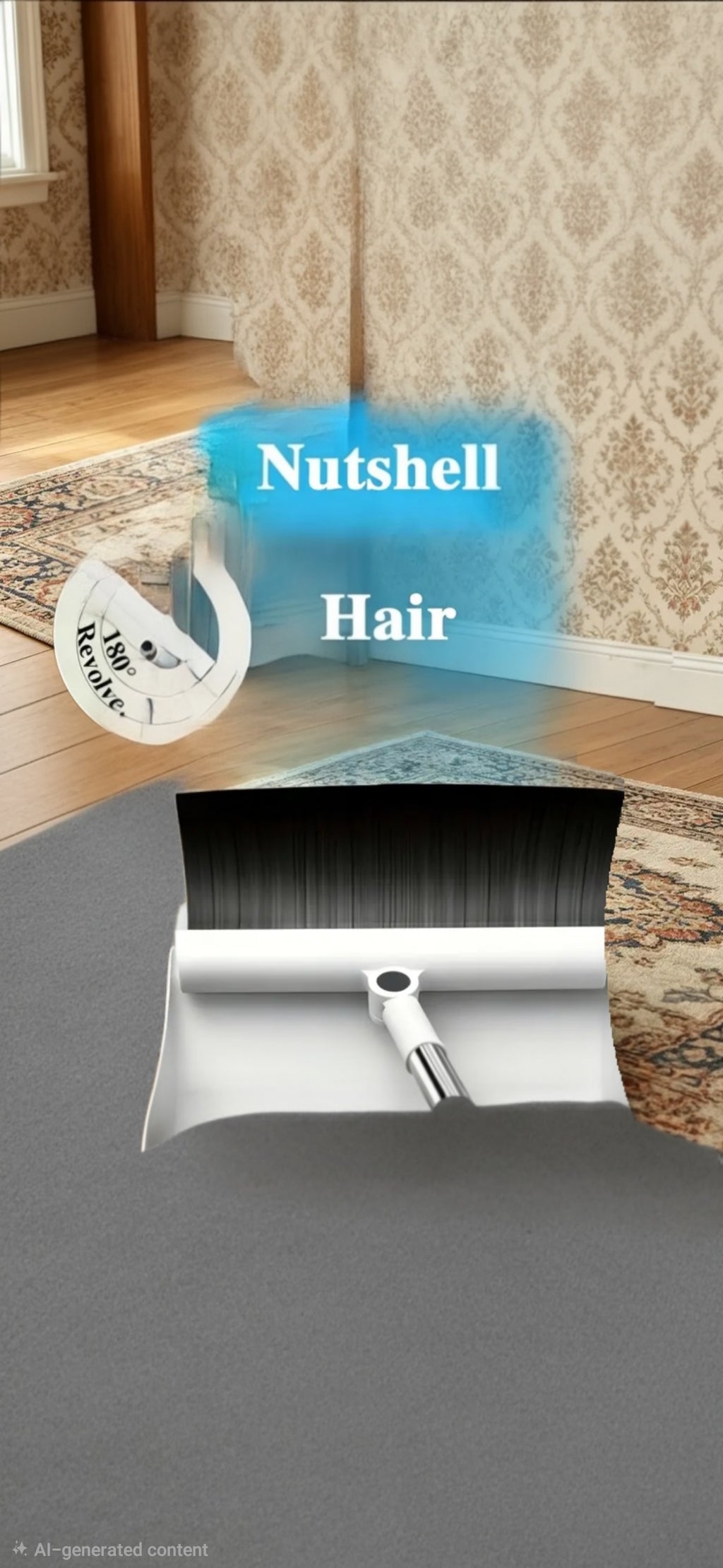 Foldable broom and dust pan