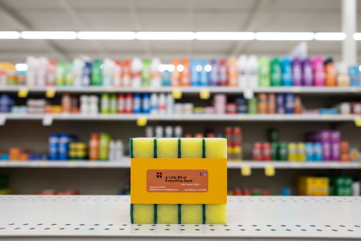 4- pack cleaning sponges