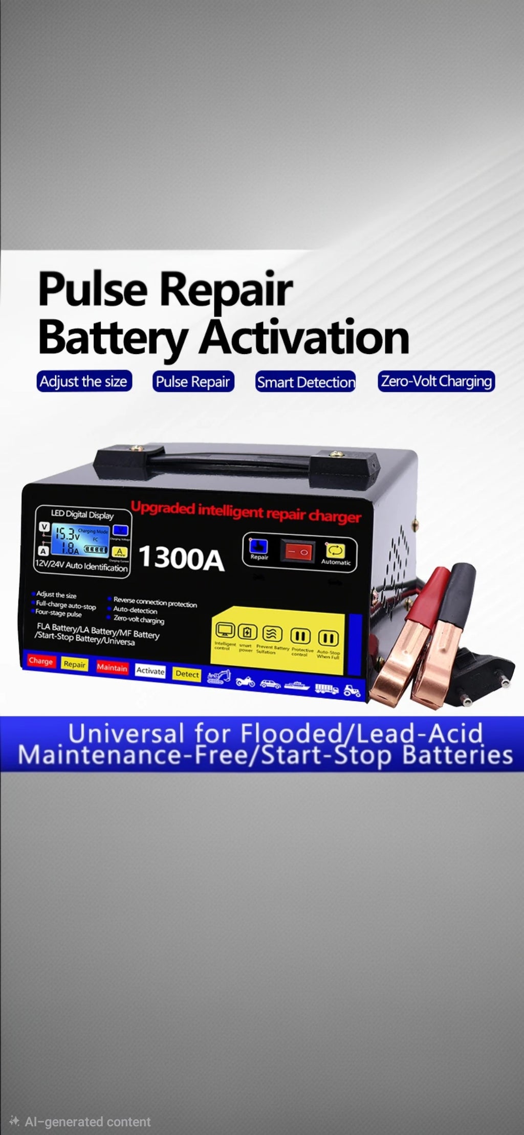 Upgraded Intelligent Repair Charger