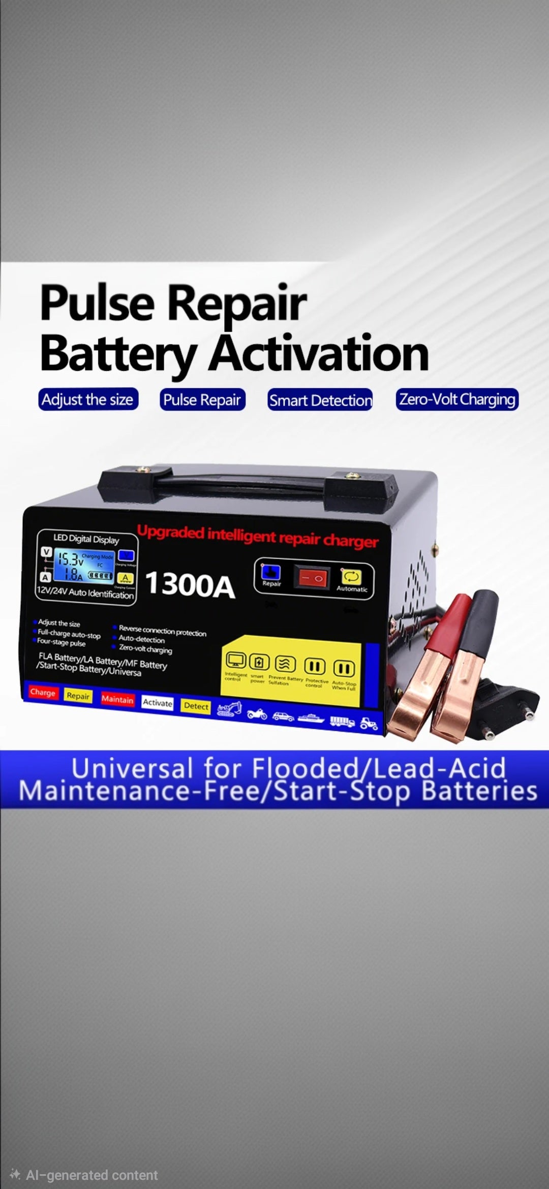 Upgraded Intelligent Repair Charger