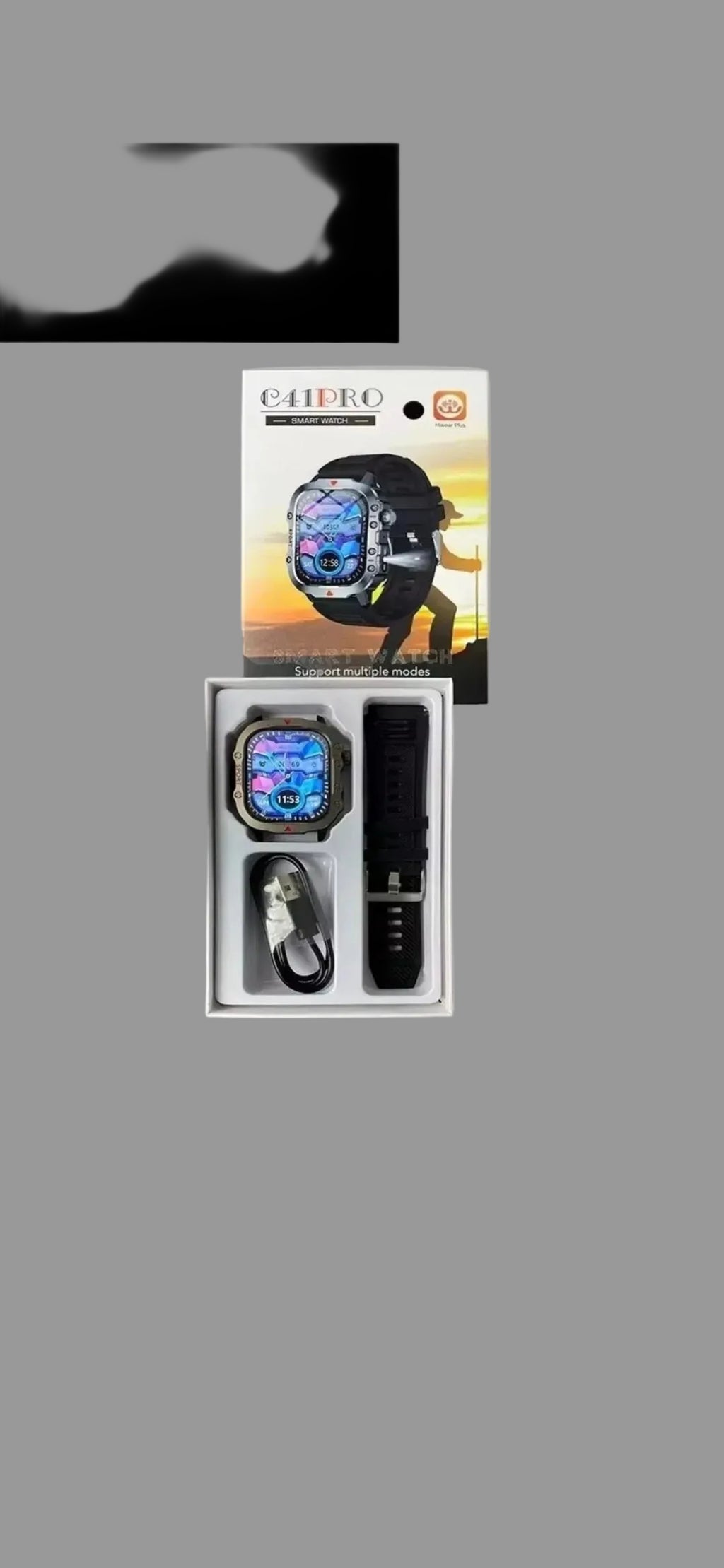 C41 pro Rugged Smart watch