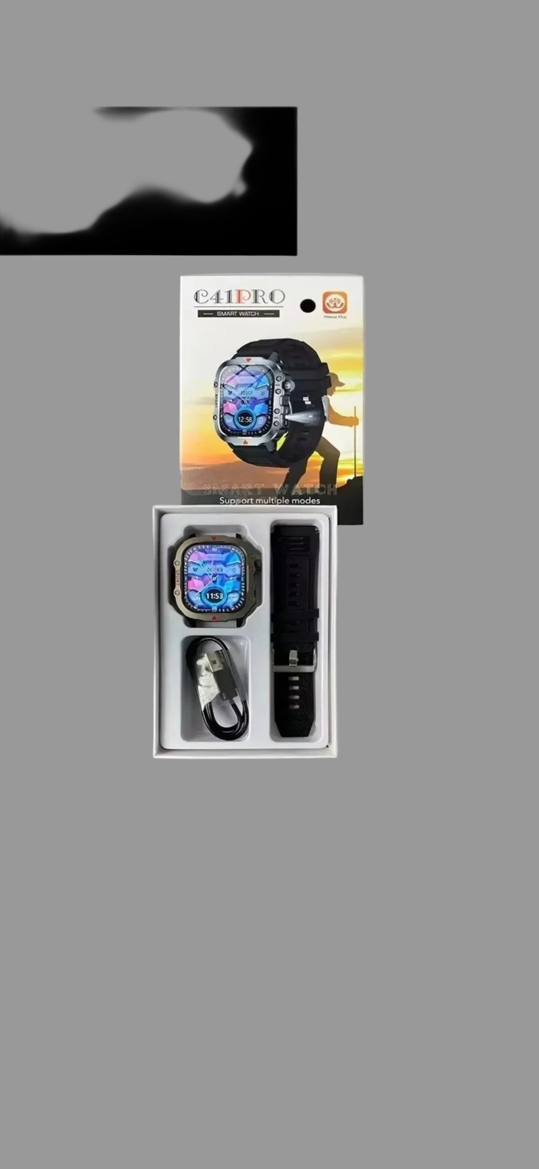 C41 pro Rugged Smart watch
