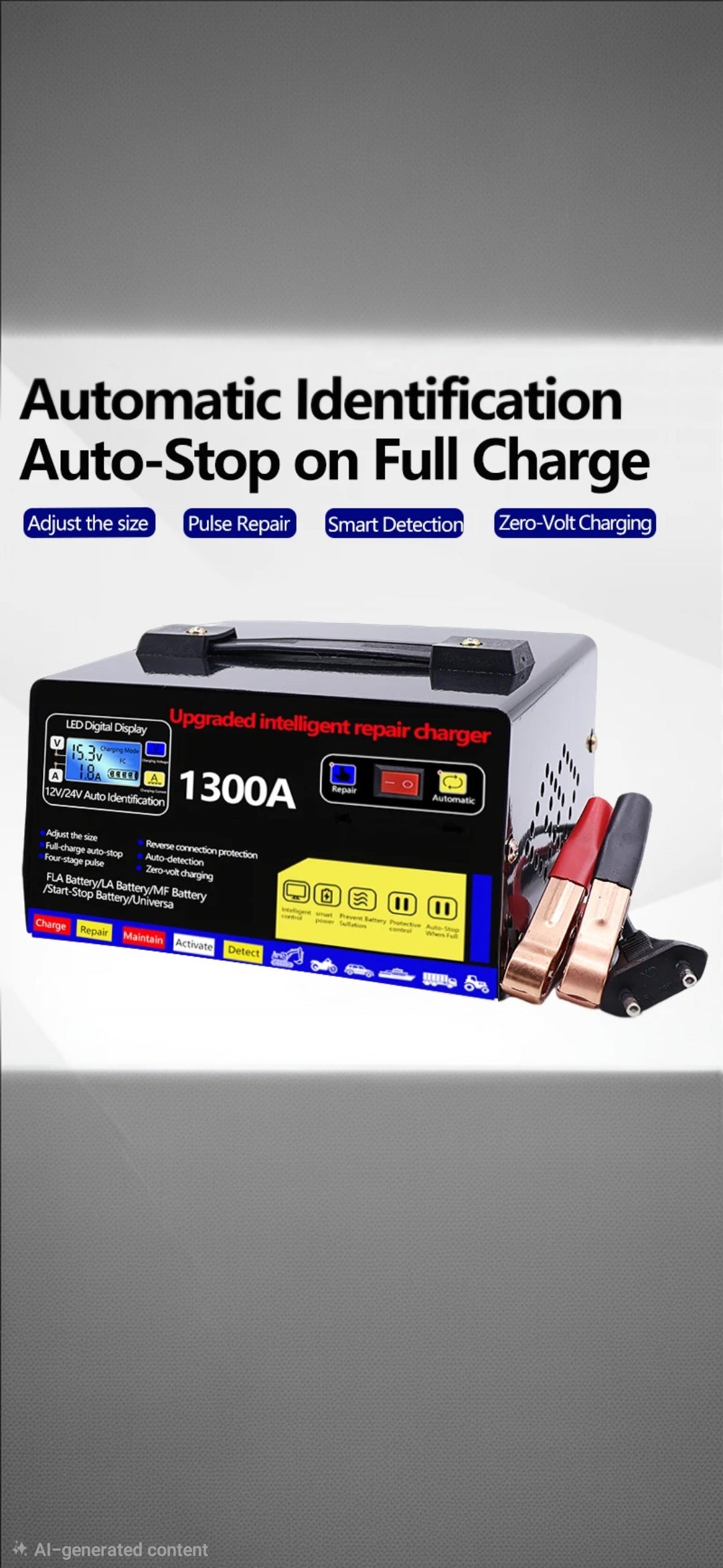 Upgraded Intelligent Repair Charger