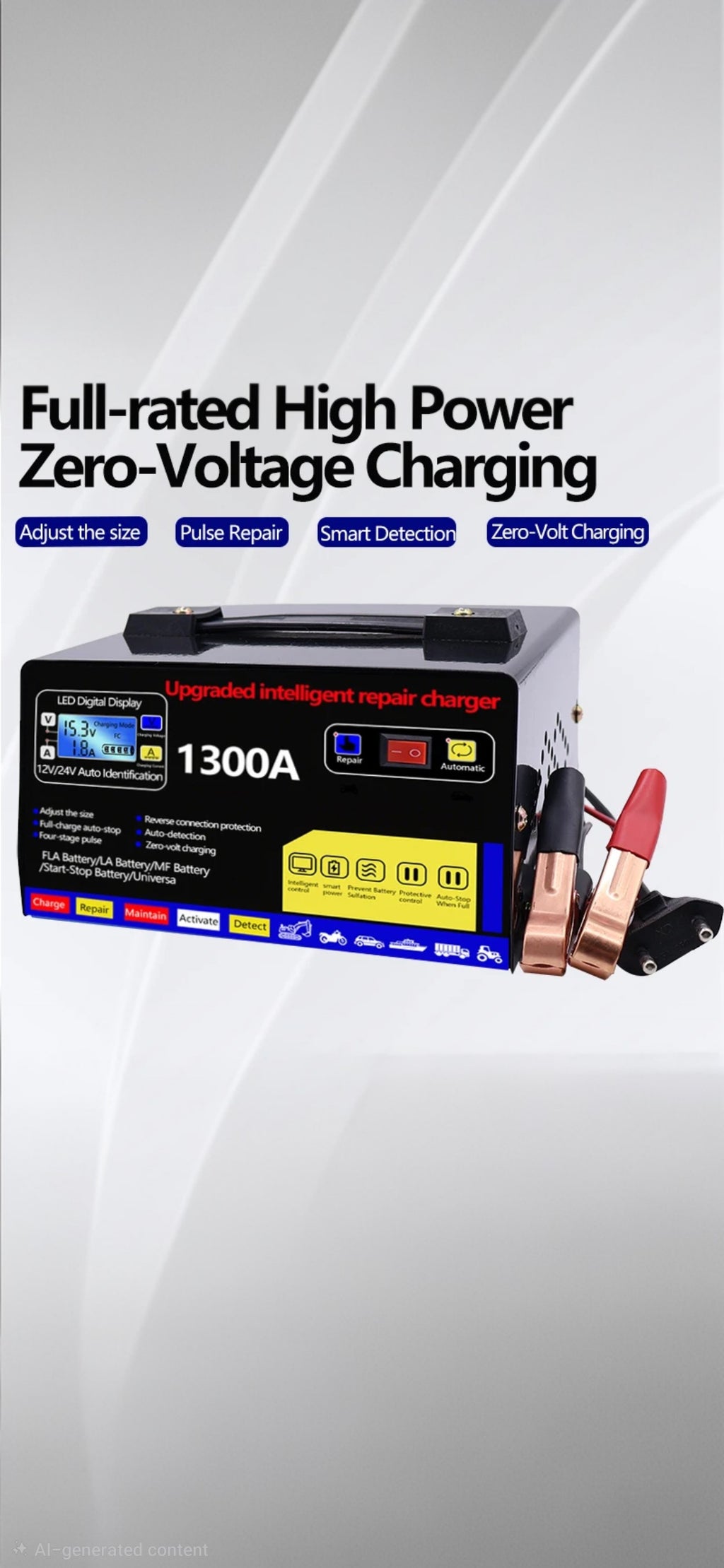 Upgraded Intelligent Repair Charger