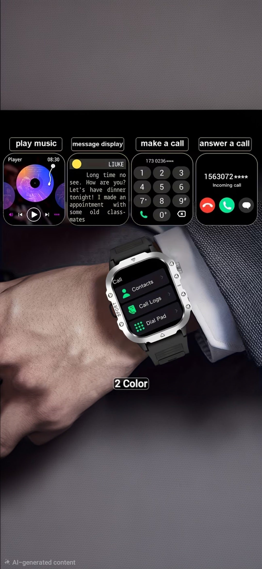 Laxasfit smartwatch